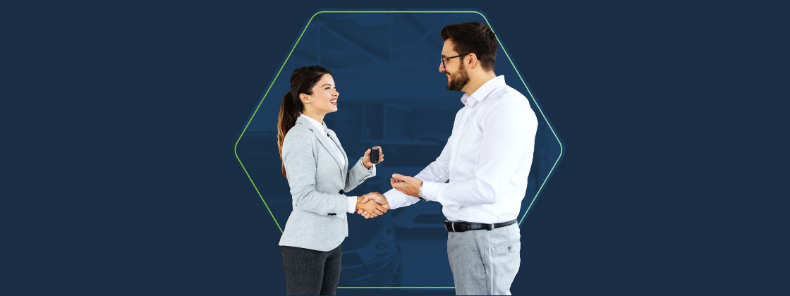 two people shaking hands